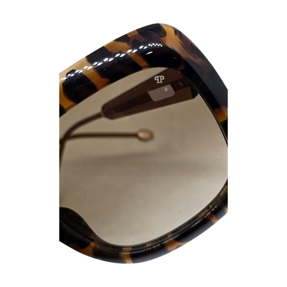 PHILIP PLEIN SUNGLASSES Tortoise Shell Square Sunglasses - Picture 6 of 8